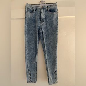 Levi’s Womens Mile High Super Skinny Blue Jeans Size 31